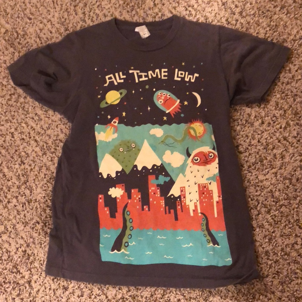 All Time Low band t shirt